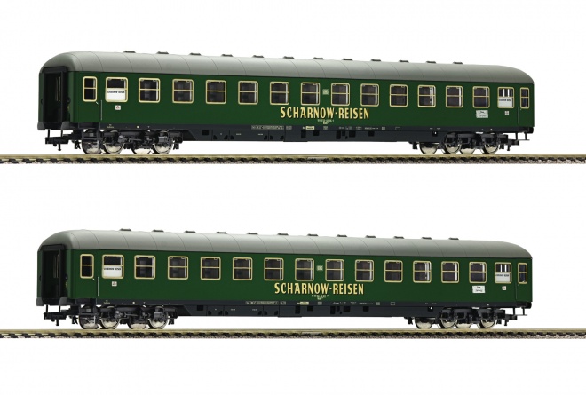 Set of 2 couchette cars type Bc4Ã¼m SCHARNOW-REISEN<br /><a href='images/pictures/Fleischmann/Fleischmann-560202.jpg' target='_blank'>Full size image</a>